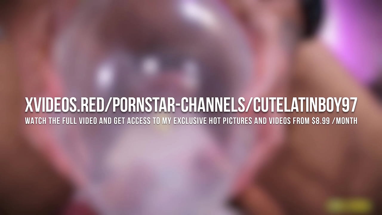 Looner Condom Popping Camilo Brown Popping Inflated Condoms With His Big Uncut Cock And Licks His Own Cum From The Condom