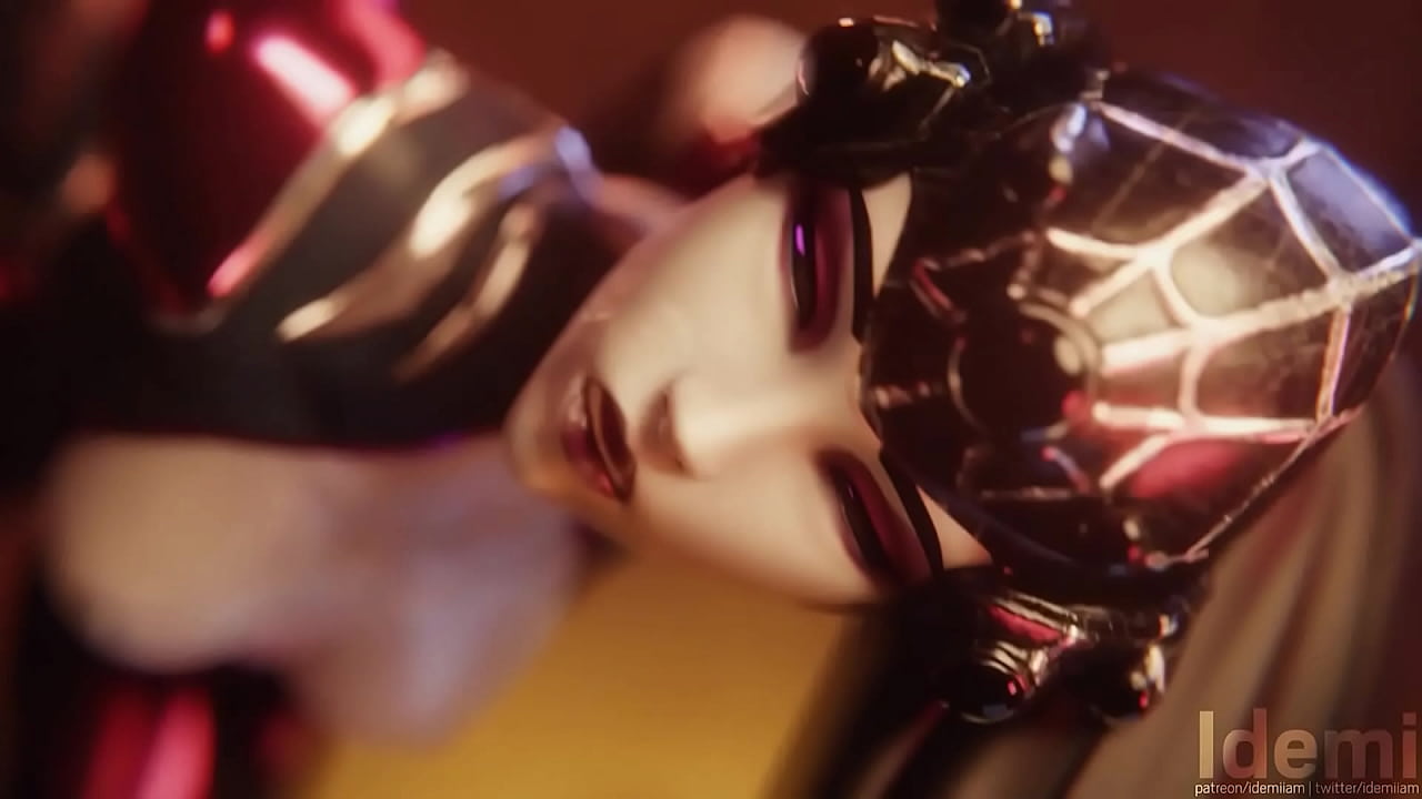 Widowmaker toma una corrida de semen en el ano