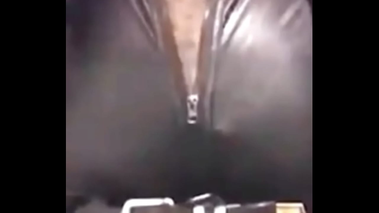 Tight Denim Cutoffs & latex Zip up Singlet Solo Sex