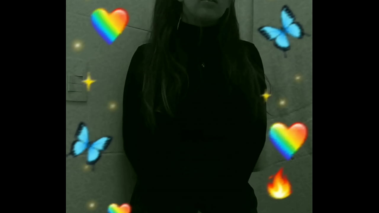 naughty student touching herself