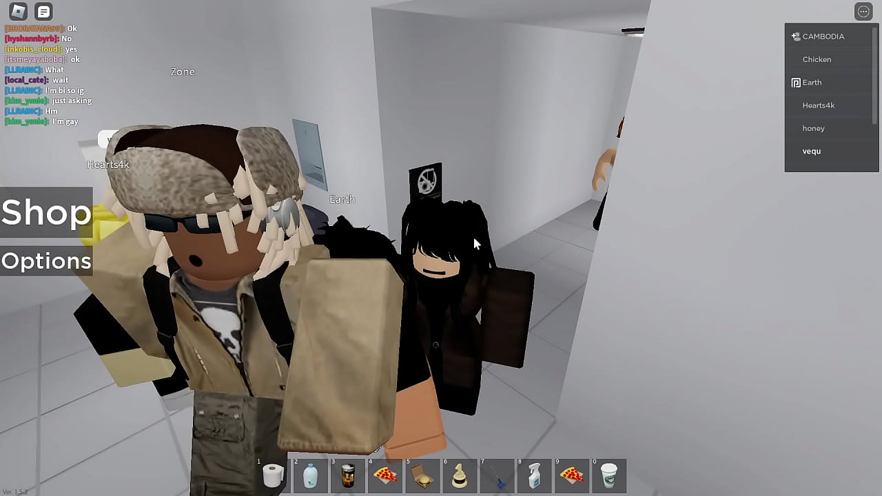 2 ROBLOX players, 1 public restroom