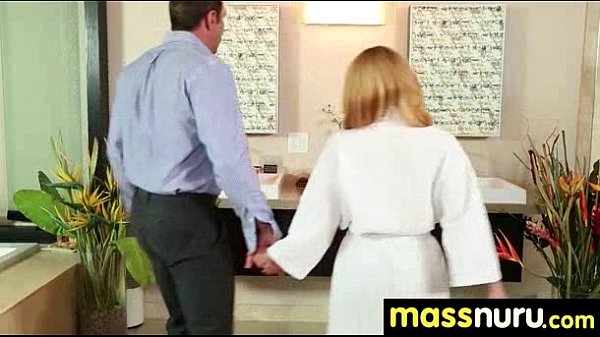 NuruMassage Teen Slides Oily Pussy on Cock 4