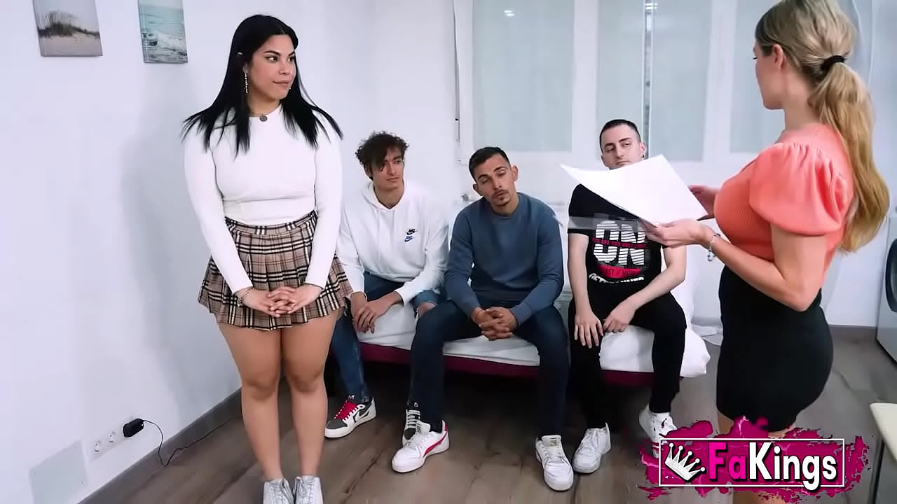 Busty mommy Lara Cruz teaches several young dudes and a girl about sex!