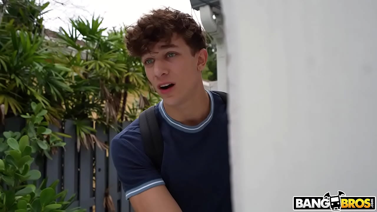 Cumming In Her Backyard