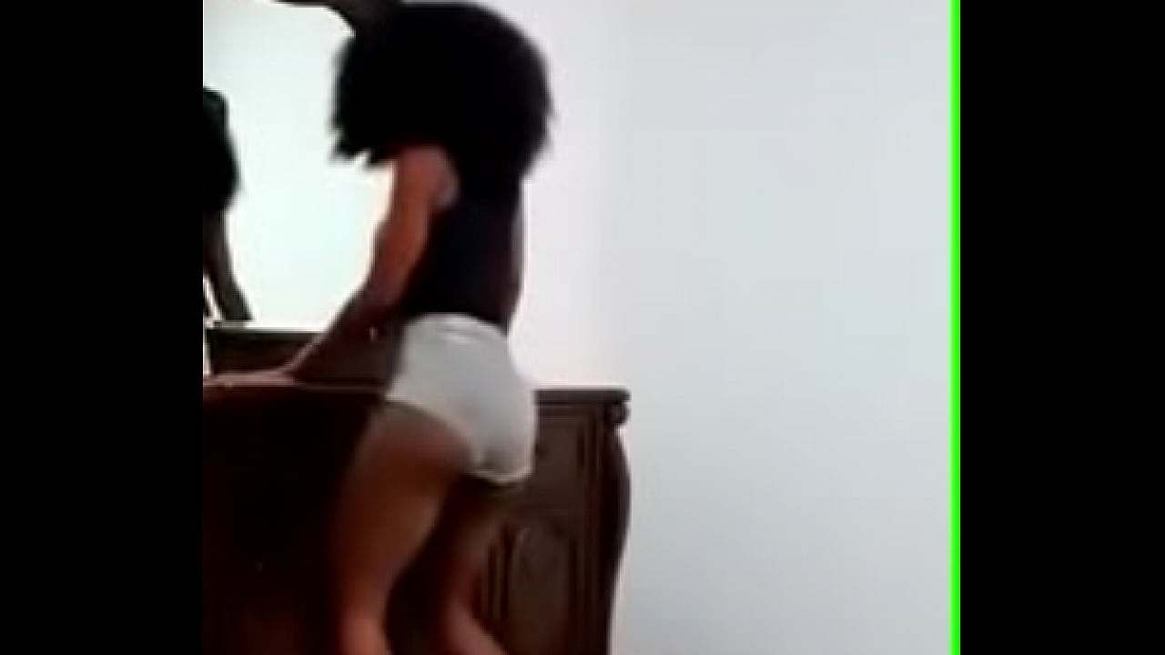 An ebony is dancing very sexy moves