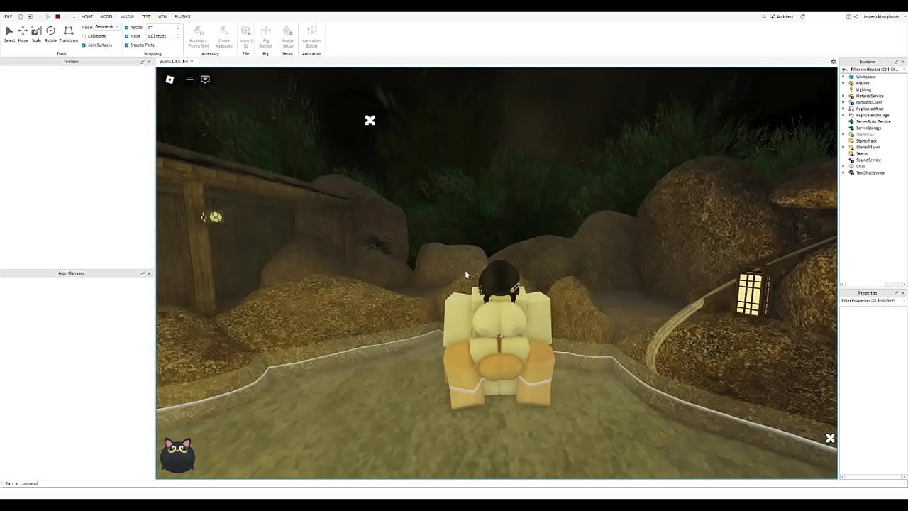 goth slut gets fucked on roblox