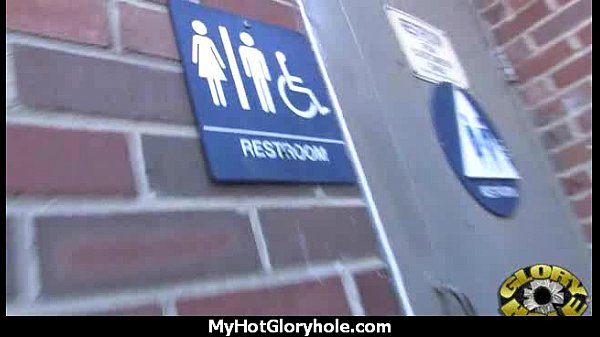 Ebony sloppy gloryhole blowjob 13