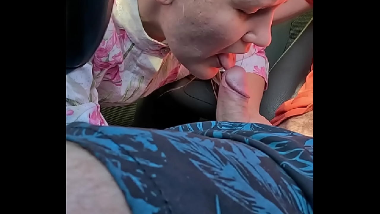 We stopped the car and I got the most gentle and slow blowjob. But in the end I started dominating and fucked her in the mouth