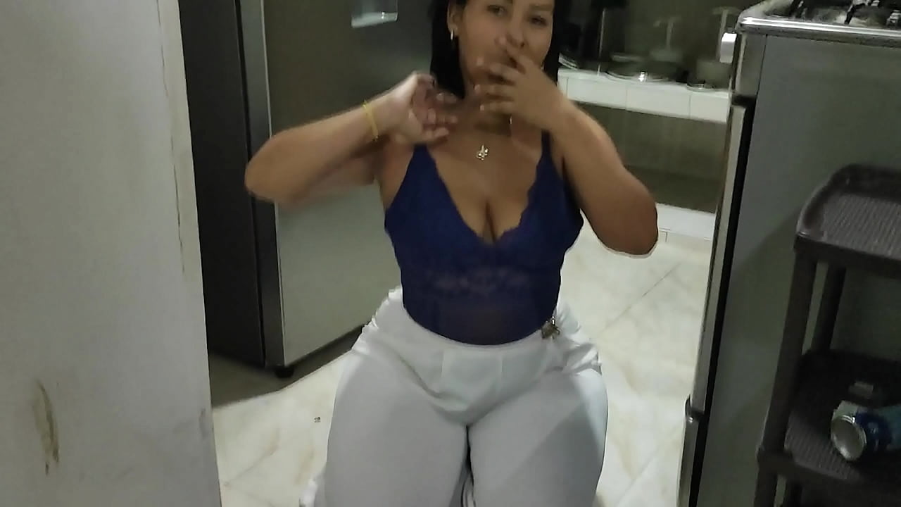 MY STEP-NEPHEW FUCKS ME EARLY IN THE KITCHEN WHEN I GO TO WORK I HOPE MY HUSBAND DOESN'T FIND OUT