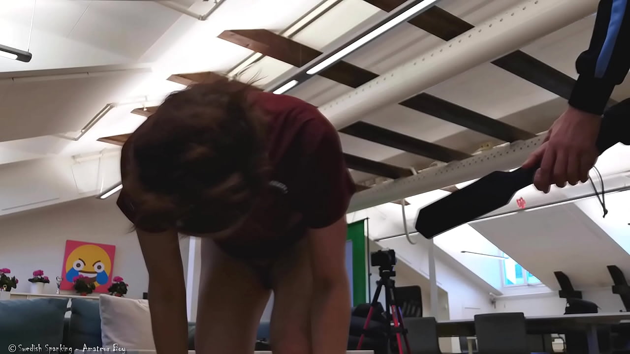 Amateurboy Gets An Ass Blistering Initiation Paddling