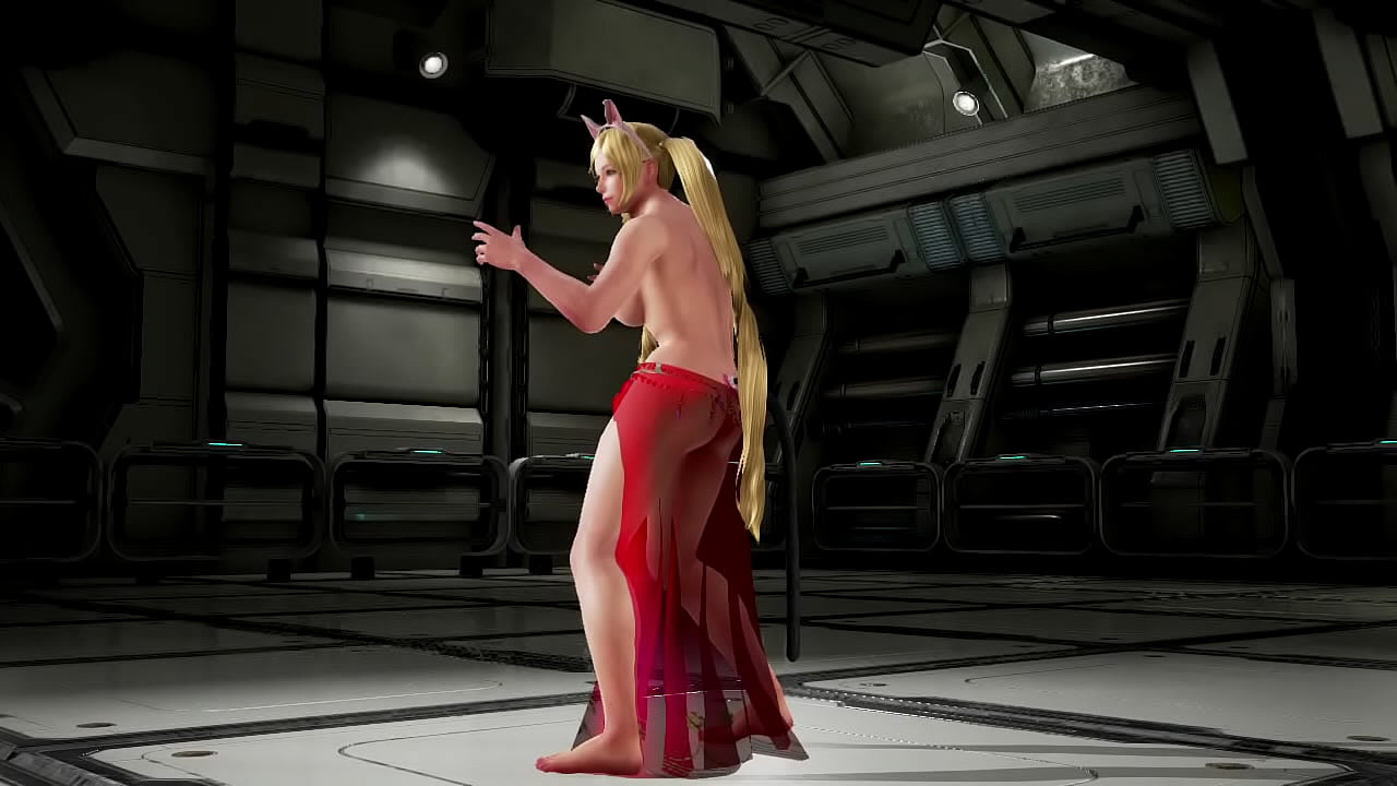 Tekken 7 Lucky Chloe barefoot big boobs