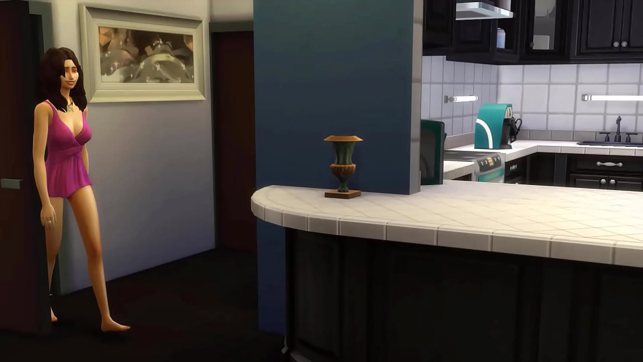 young couple make sex in bedroom