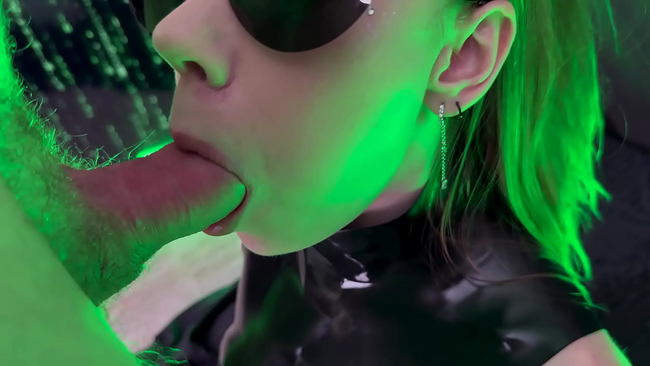 Two matrix girls having fun with their holes