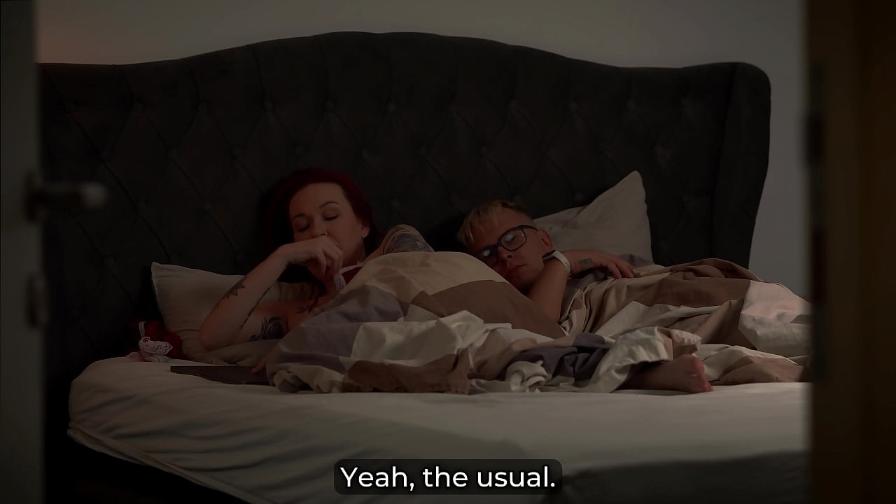 Step Mom&rsquo;s Naughty Routine Turns Into Hot Creampie in Shared Bed