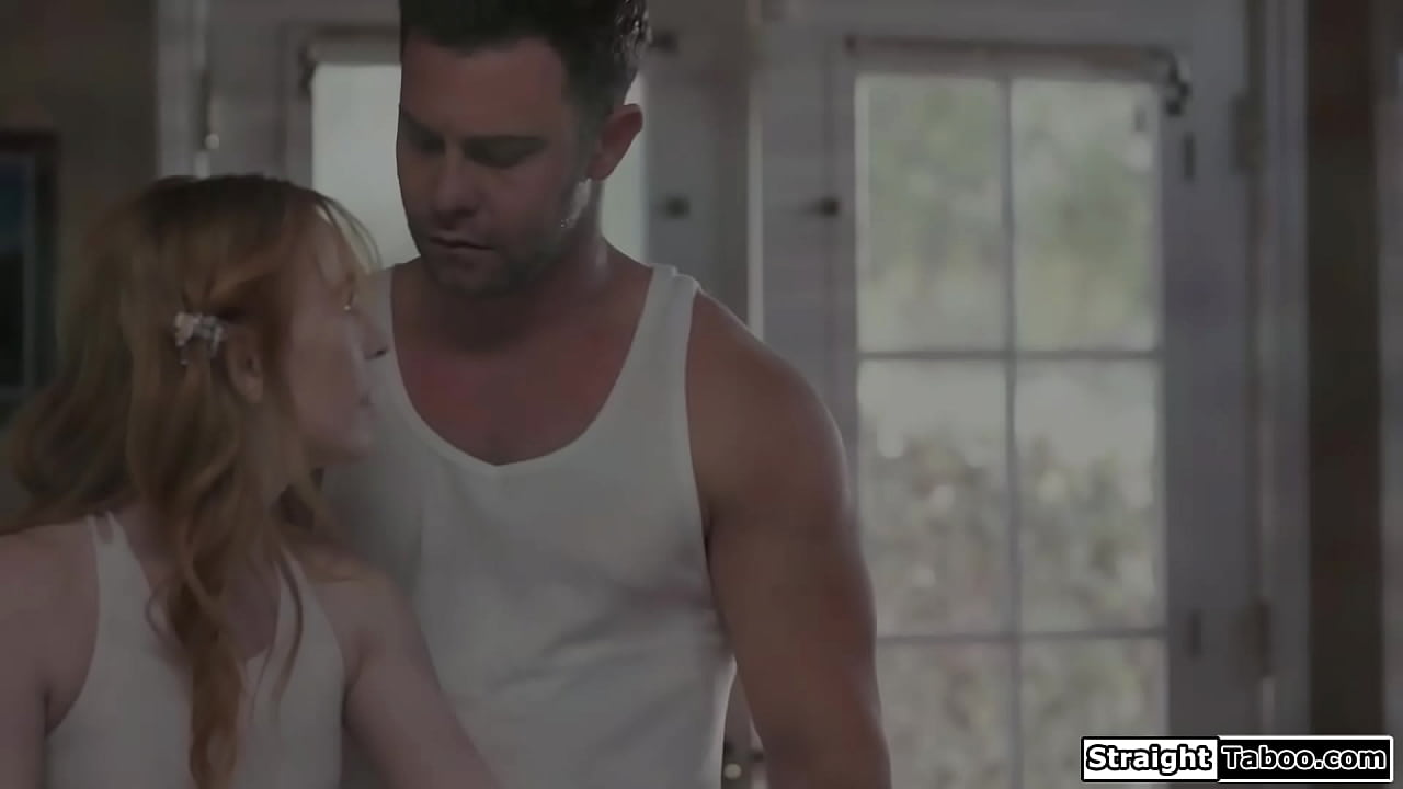 Petite teen redhead Maddy May is bended over the tennis net and gets her pussy licked by her dominant coach.The small tits ginger deepthroats his cock