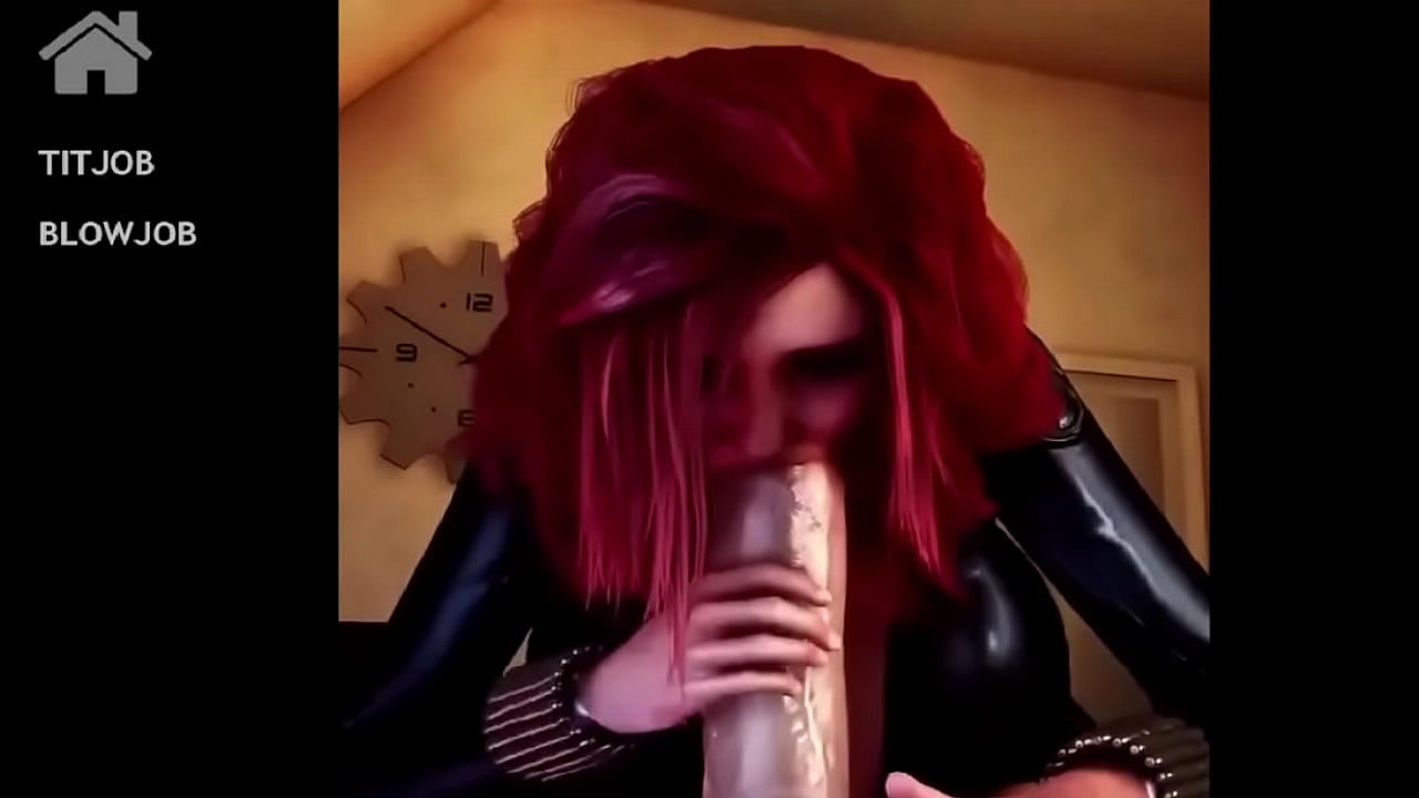 black widow scene 3D