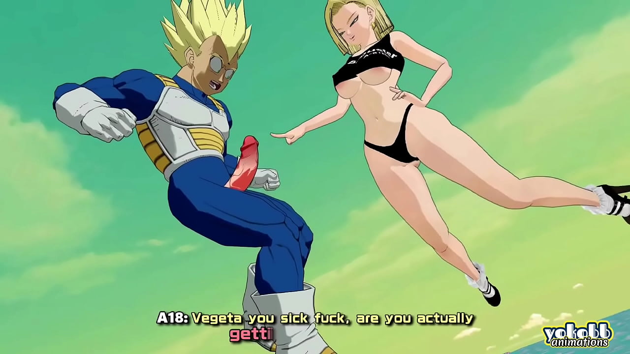 Androide n&uacute;mero 18 patea y destruye los test&iacute;culos de Vegeta