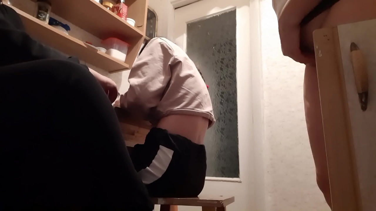 Our housekeeper is not at all shy about spying on us and jerking off