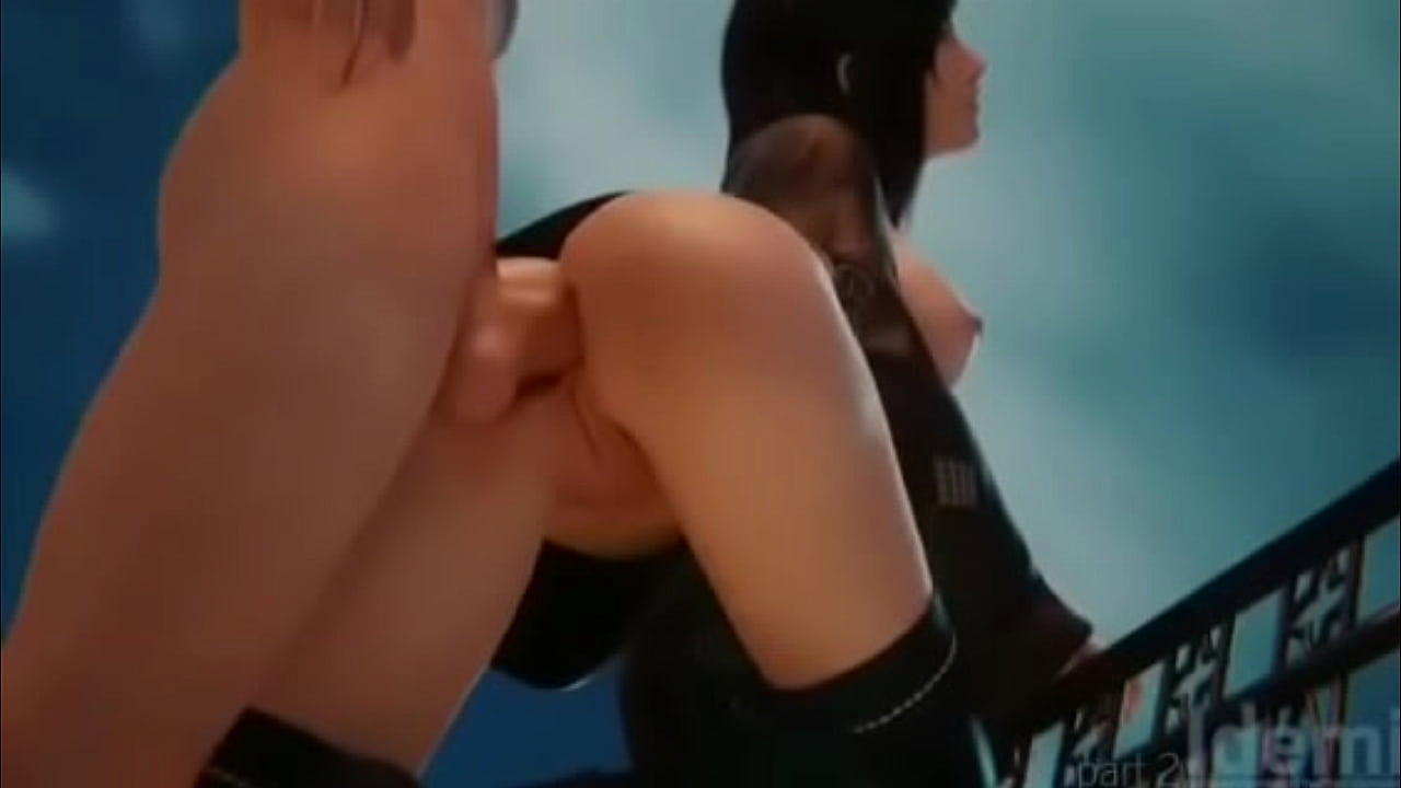 Трахнул брюнетку в попу