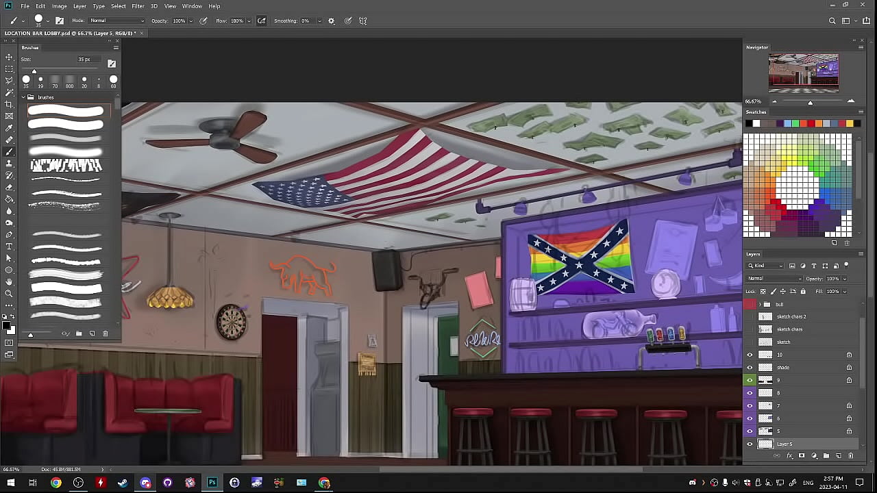 STS broadcast by DC on Picarto dated 11.04.2023