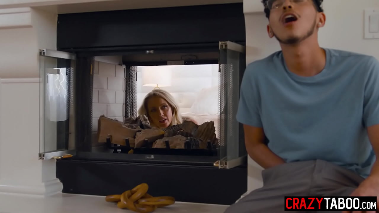 Hot MILF swallowed big cock and enjoyed rough pussy fucking by stepson