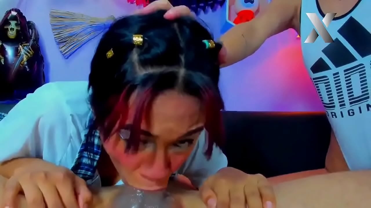 My two friends with rights get together to fuck with me at a halloween party