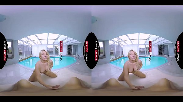 RealityLovers - Poolside Fuck with blonde Pigtails Teen