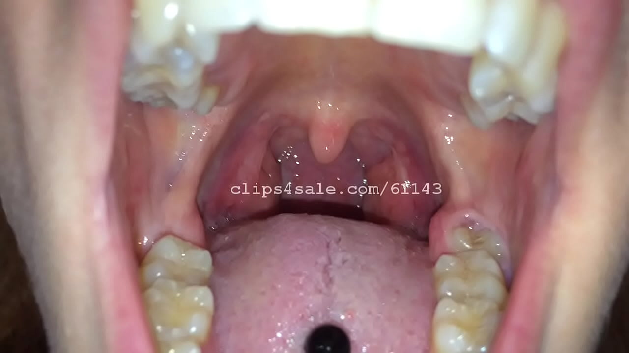 Mouth Fetish - Silvia Mouth Video 1