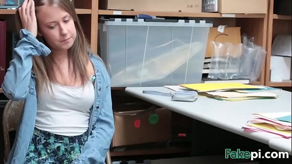 Sexy thief asked for another way to pay the crime she committed by spraying his cum on her fresh nude body.