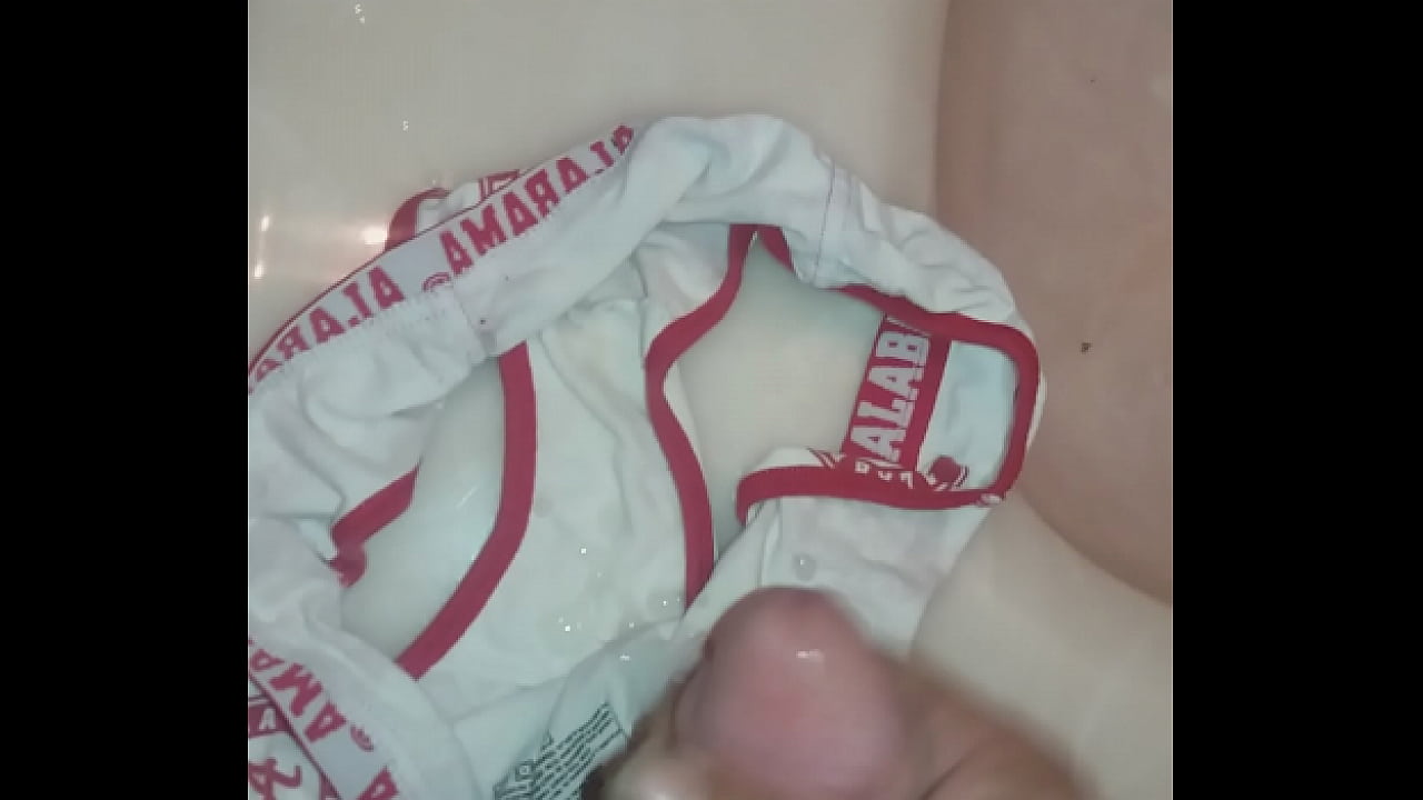 Cum on her panties