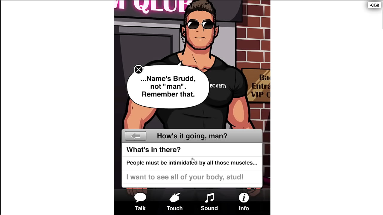 Gay Bouncer Sex Game