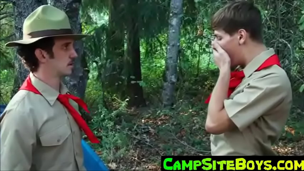 Scout's First Gay Sex at Camp