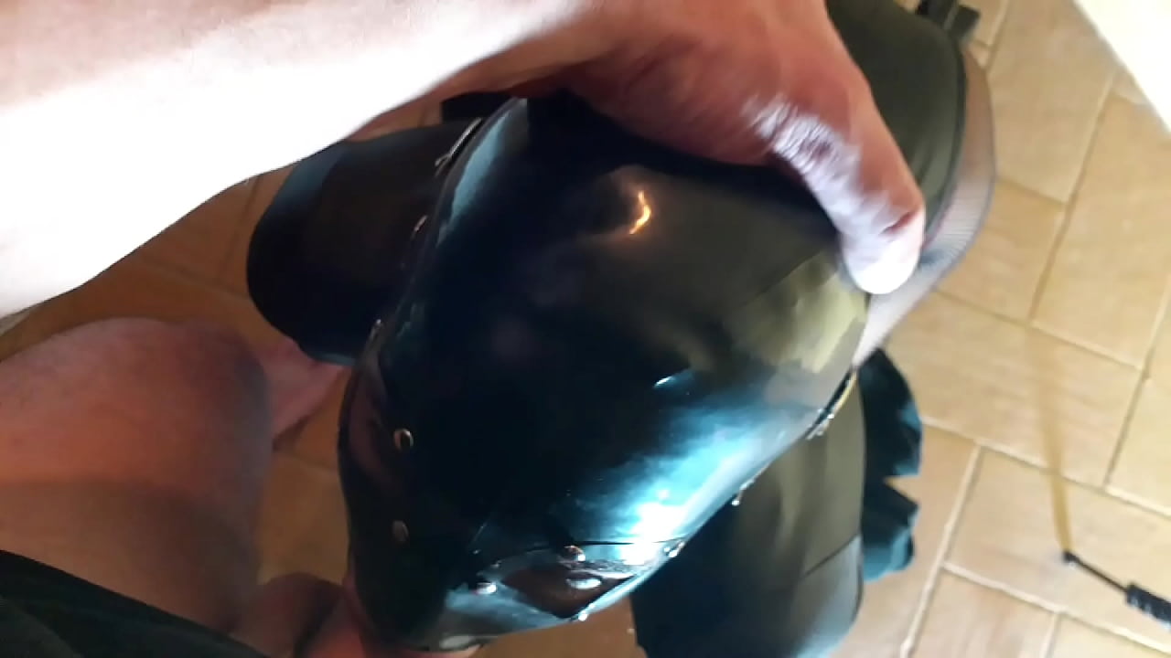 Laura XXX wears black over-the-knee boots and deepthroats POV