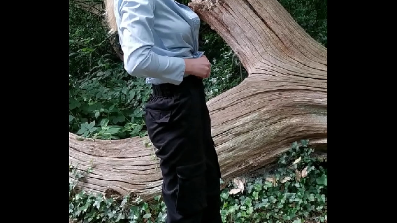 Friend Getting changed in public park and recorded on mobile by Shiny Crystal