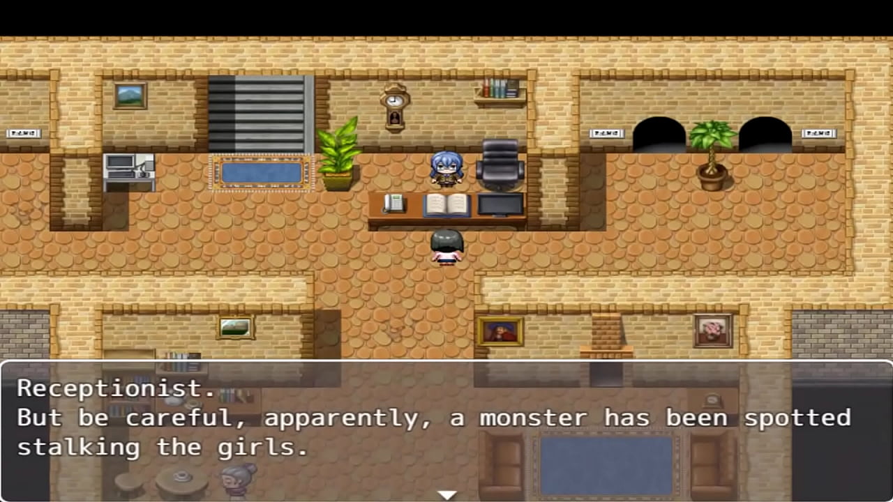 Beautiful woman cheats on her husband with men in an NTR game