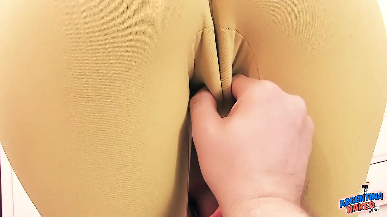 Busty Latina Teen Has Big Cameltoe In Tight Spandex