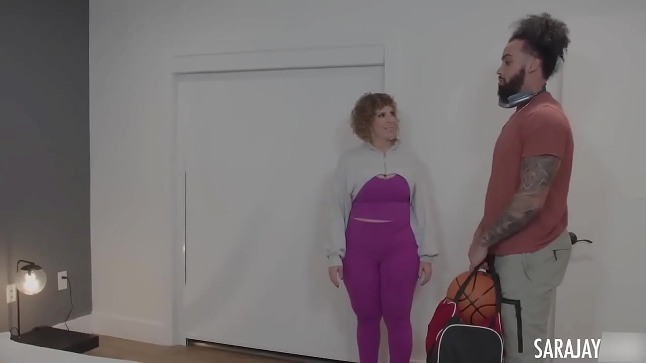 MILF Sara Jay Seduces & Fucks BBC Basket Ball Player James Angel!