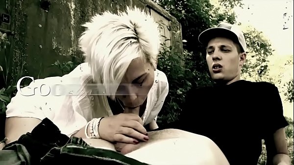 Hardcore skinny granny loves fucking young cock outdoors