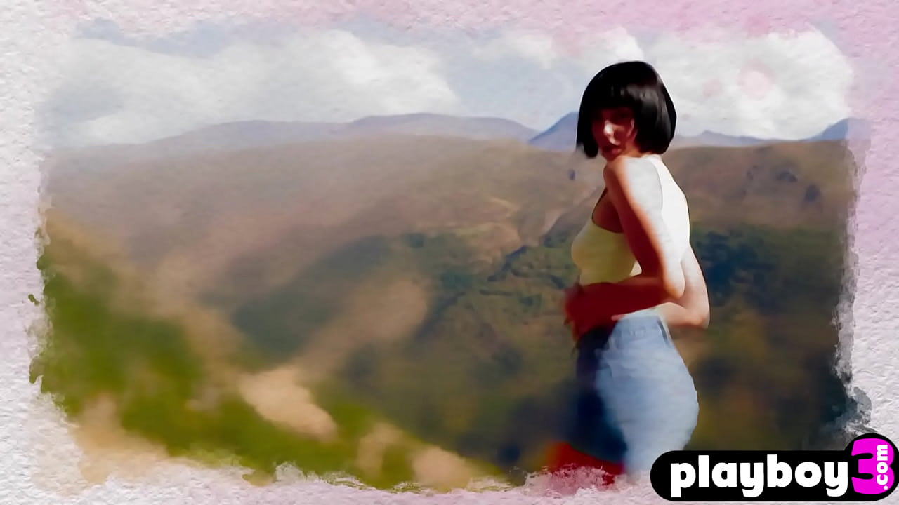 Sweet babe Sophia exposed her perfect all natural body after hot striptease