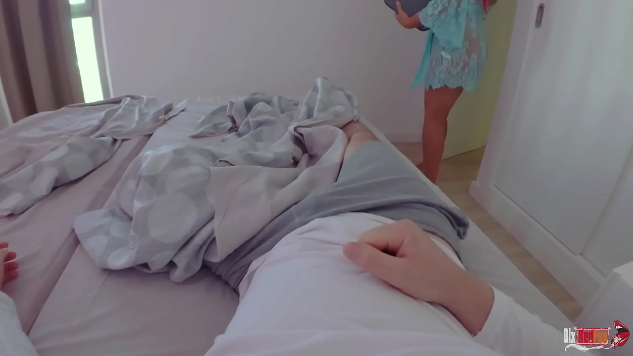 Stepmom asked for a massage but instead had sex with her stepson and creampie in ass