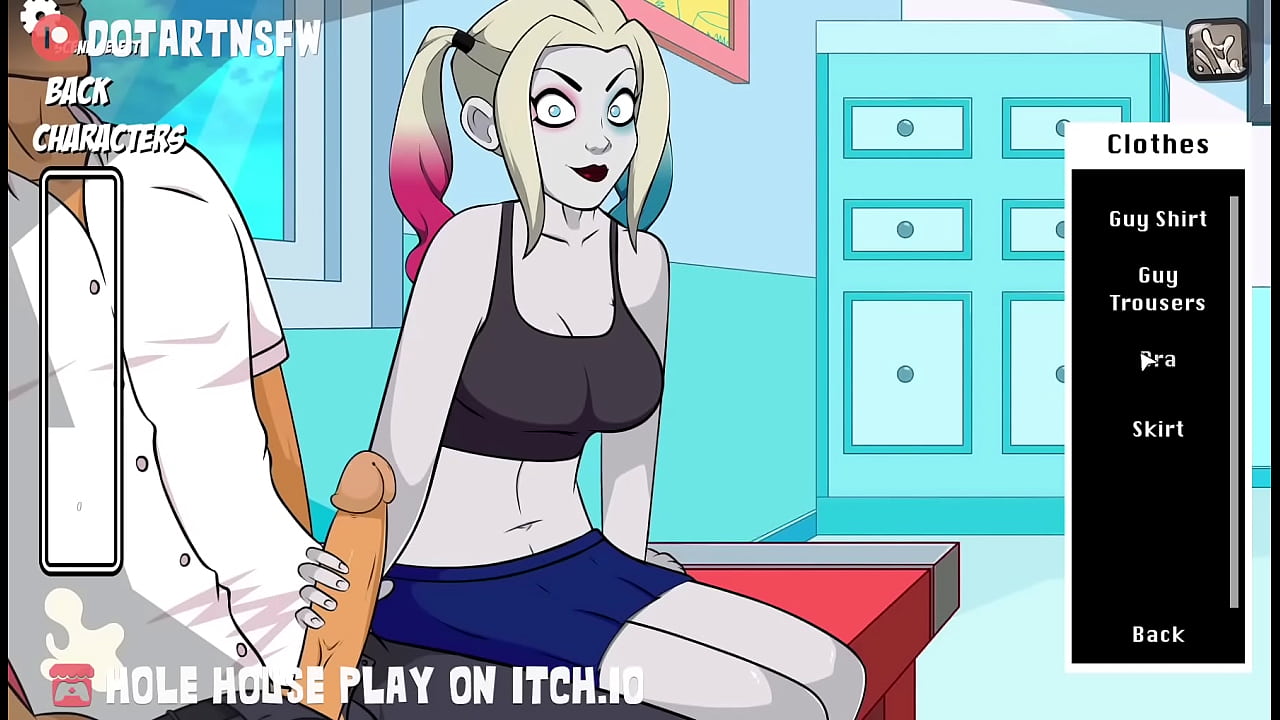 Harley Quinn Moaning Orgasm Squirting Boobjob And Creampies - Hole House