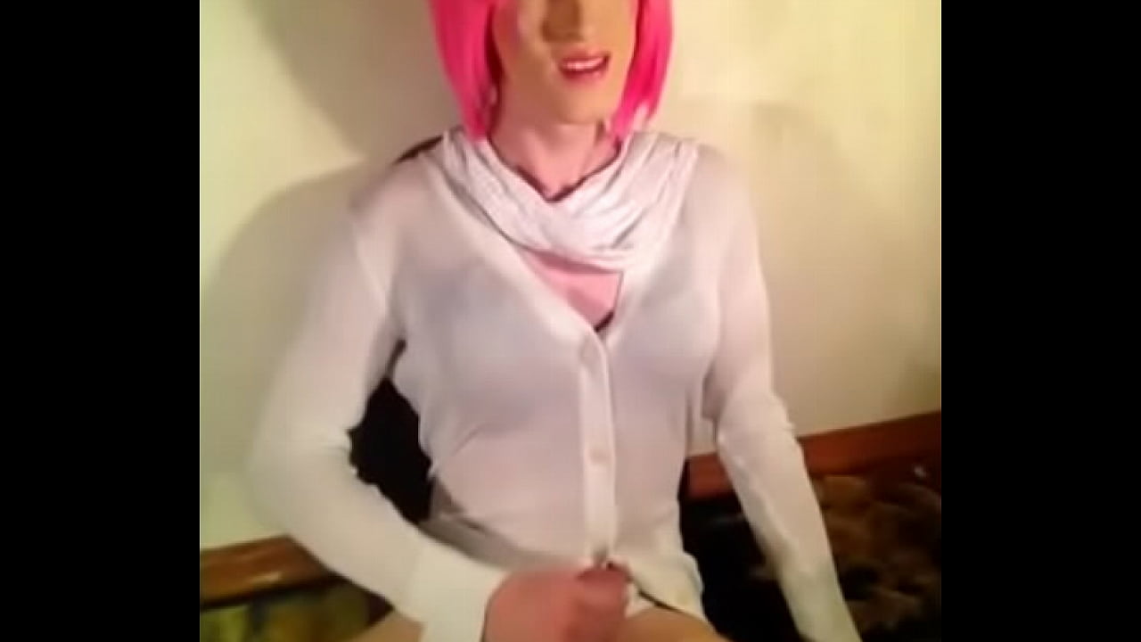 Cumming - Crossdresser sissy Fay