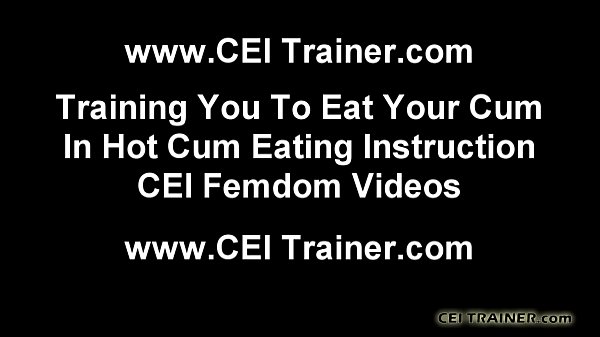 CEI Cum Eating Instructions Jerk Off Instructions