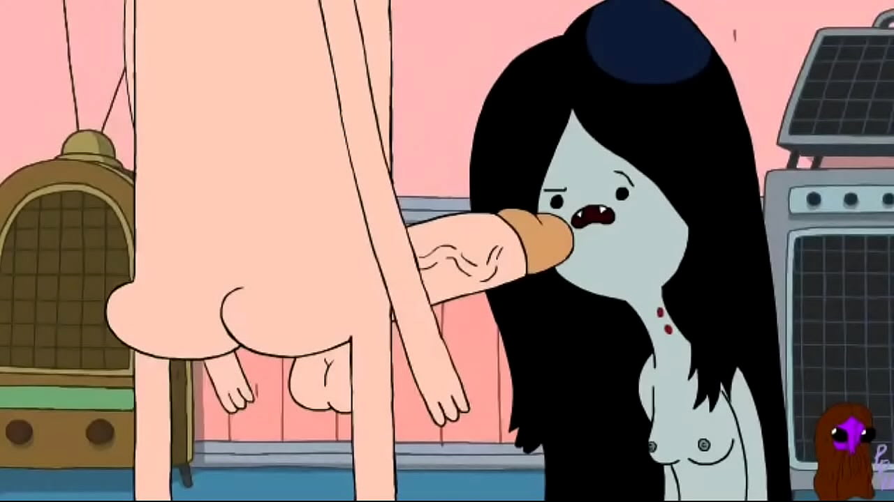 Marceline se la chupa a Finn y le hace garganta profunda