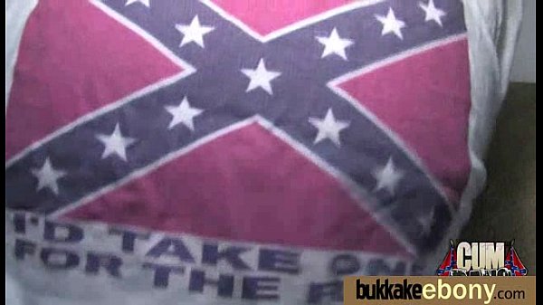 Dirty Ebony Whore Banged And Covered In Cum - Interracial 27