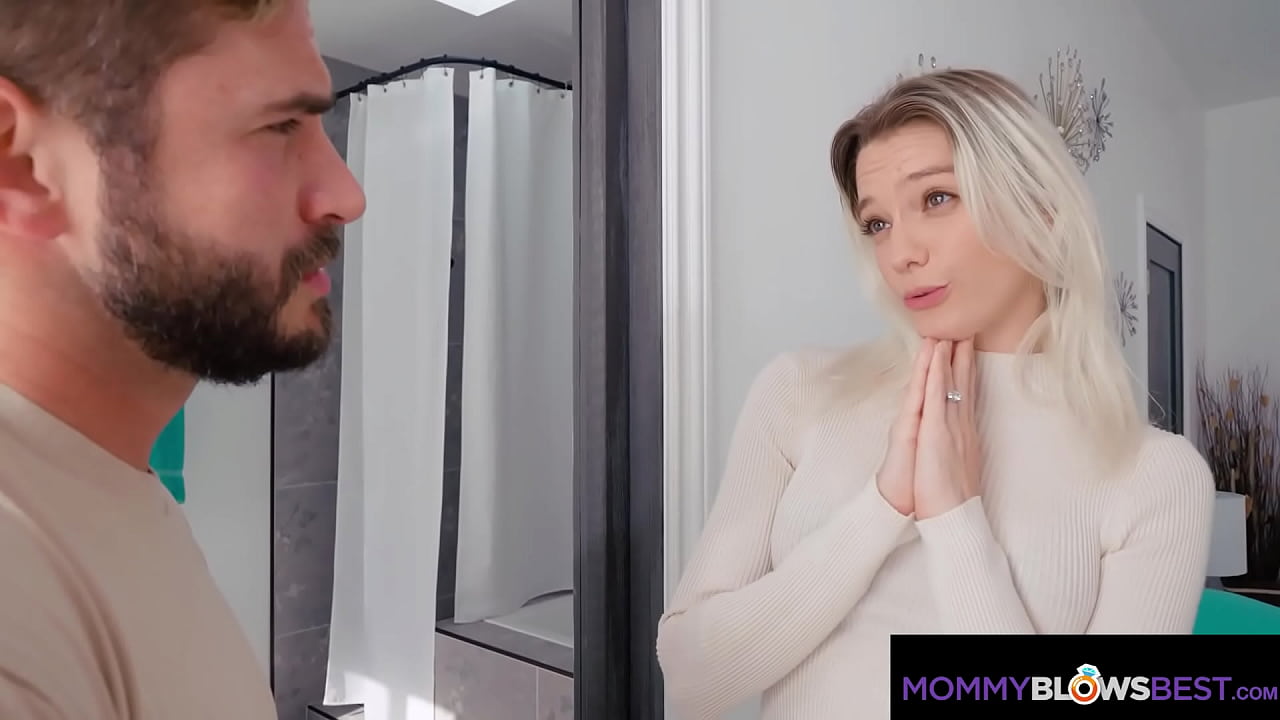 Kenna James Puts Her Mouth On Plumber's Big Dick