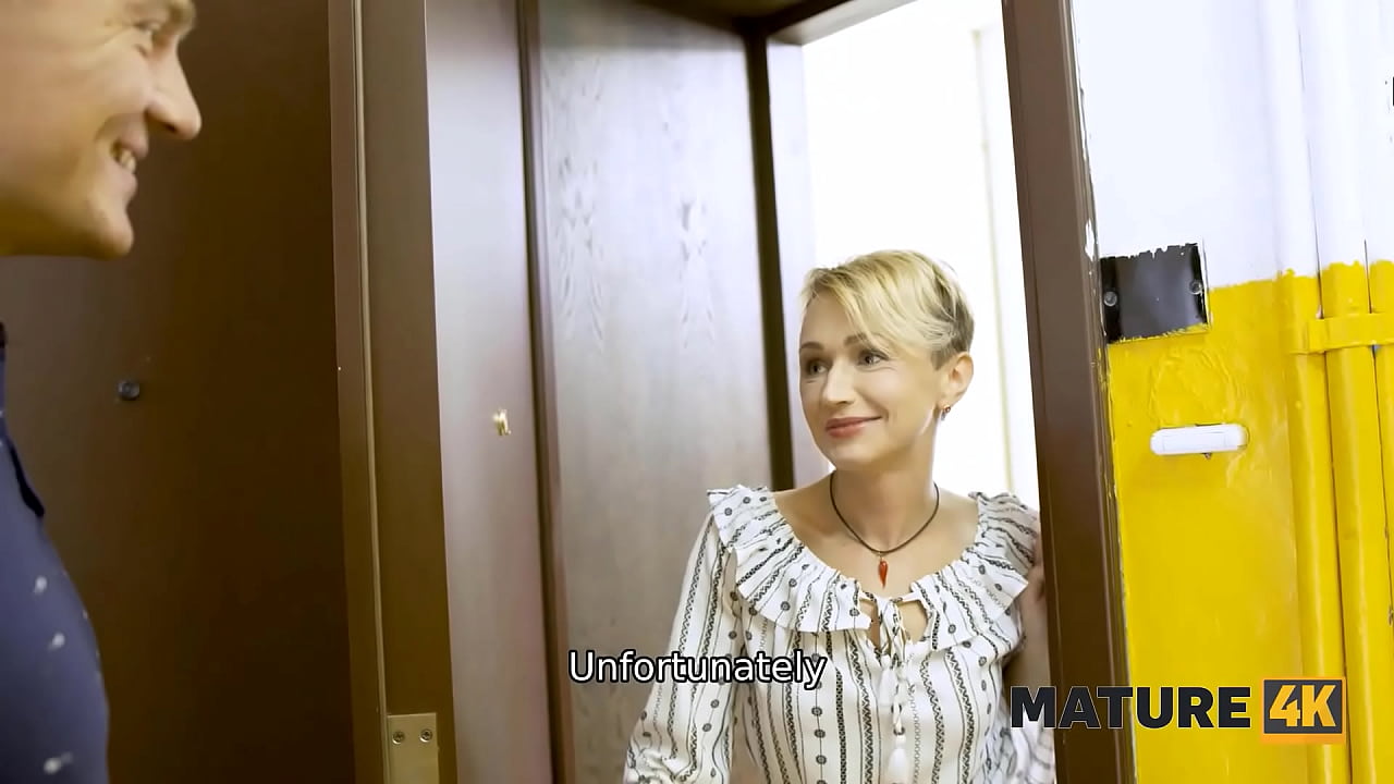 MATURE4K. Man is carnal with the much older woman with such a thin body