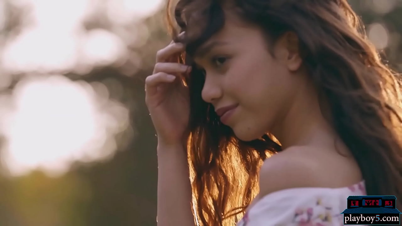 Tiny Filipina teen babe gets naked outdoor and looks hot af