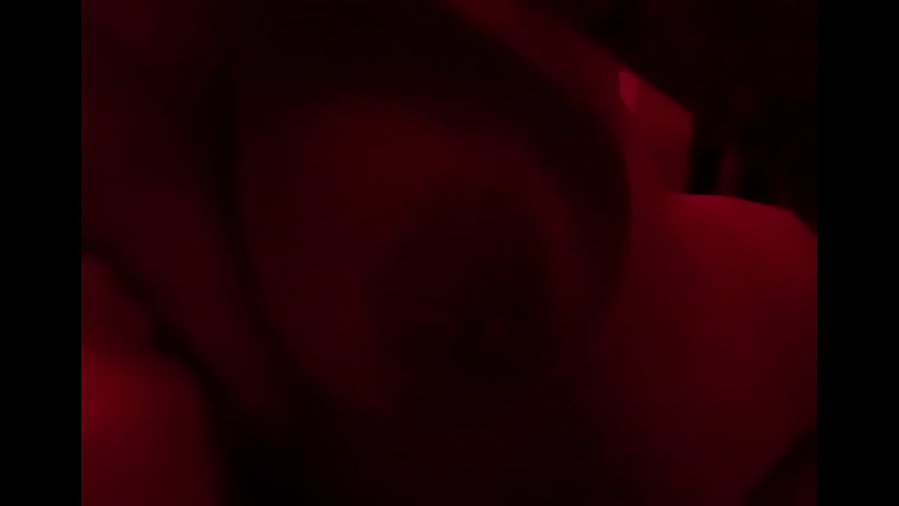 Husband sucking on my boobs