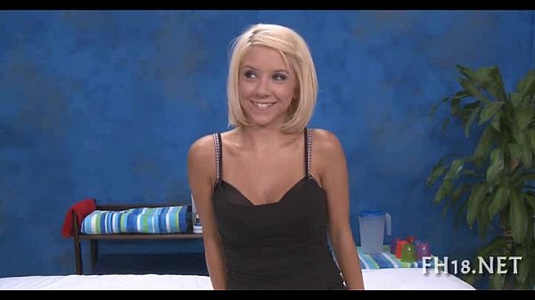 Lovely babe loves massage